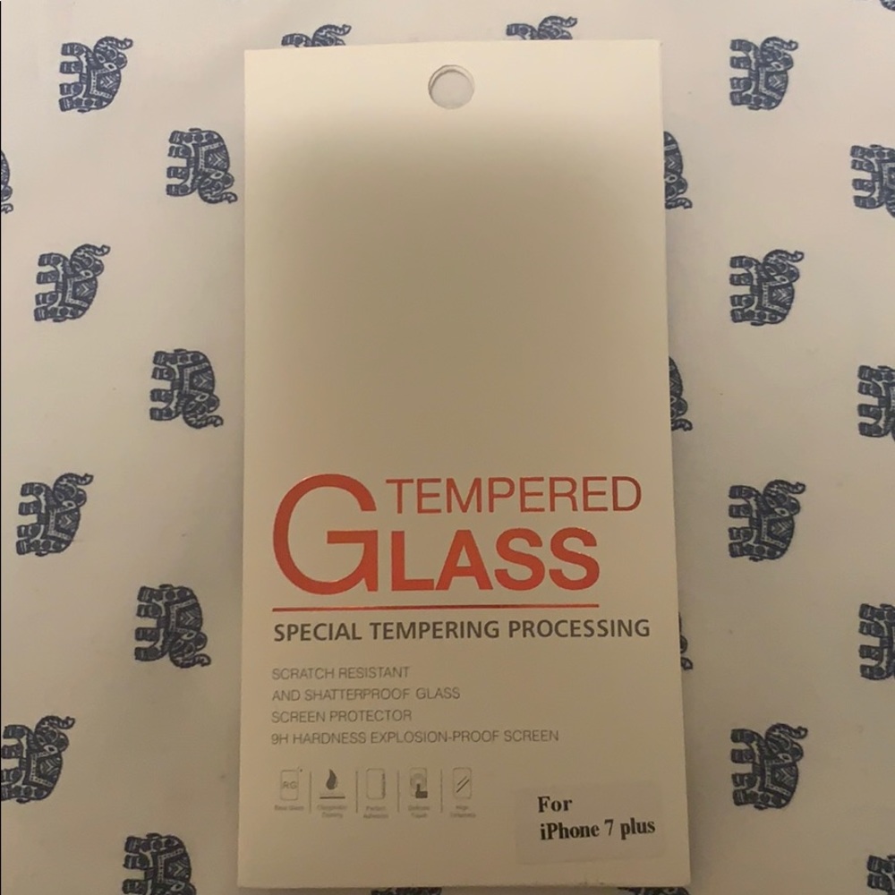 1 tempered glass for iphone 7plus